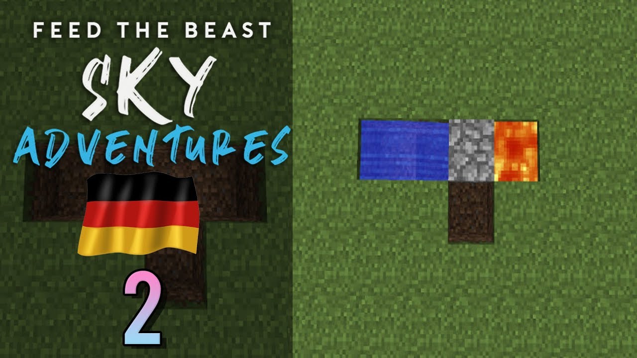 [GER] Minecraft Sky Adventures 02 - Cobblestone und Geschenke - YouTube