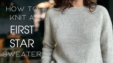 Your First Sweater Can Look This Good 🤗 (top-down, seamless)