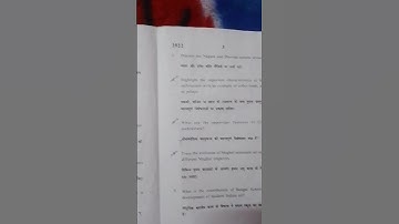 introduction to Art in the in the Indian sub-continent 3rd semester BA programme Question paper