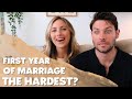 OUR FIRST YEAR OF MARRIAGE | fights, intimacy, our first time