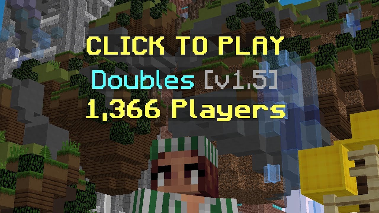 Doubles Bedwars Is A Meme Gamemode Youtube - apparently roblox skyblock got shut down hypixel minecraft server and maps