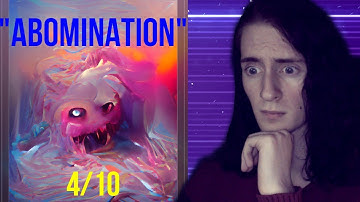 CRITIQUING AI ARTWORK / Dream by WOMBO