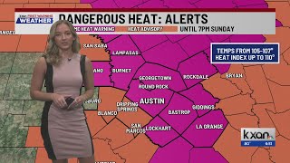Extreme Heat Warning, Heat Advisory and record high temperatures | KXAN Weather Forecast (August 23)