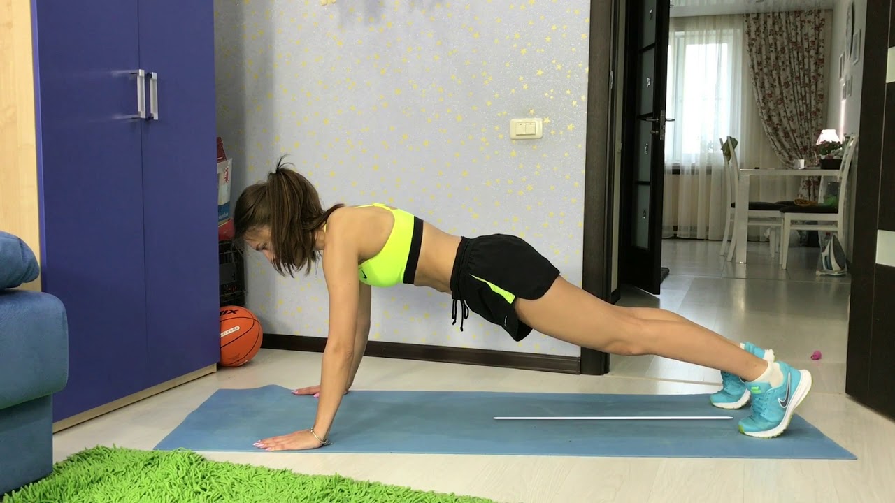 Тренировка с 6. Фитнес дома для похудения для женщин видео смотреть.