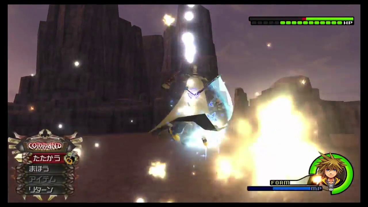 【KH2.5】キングダムハーツ2 FM マスターフォーム VS留まりし思念(鎧の男) Master Form/Critical