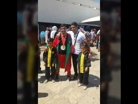 البطل الشجاع فراس ابو عبلة إنه الشبل الخلف يستعد لبطولة المغرب