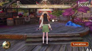 Teenage Shroomling's Rainy Season: Ultimate Headwear | Random Quest Location | Infinity Nikki