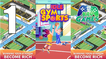 Idle GYM Sports - Fitness Workout Simulator Game Gameplay Walkthrough #1 (Android, IOS)