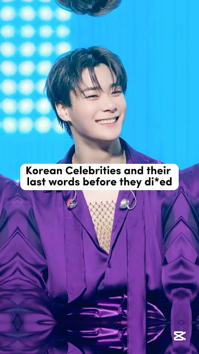 Korean Celebrities and their last words before they passed away✨#moonbin #gohara #sulli #shorts
