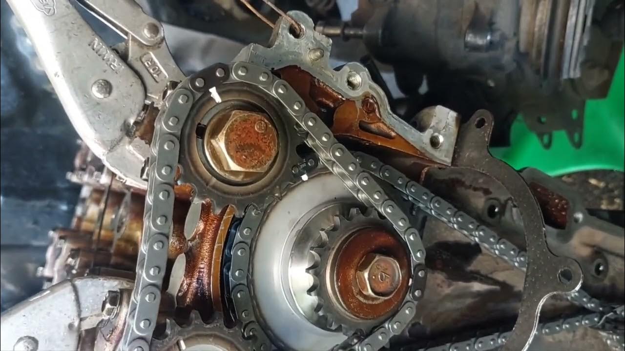 2000 Nissan frontier 2.4 L timing chain replacement Alignment Marks