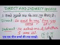 Direct and Indirect Speech/Narration/Tense in English Grammar/Change into Indirect Speech