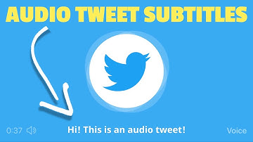 How to Add Subtitles to Audio Tweets (Easy Tutorial)