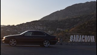 Bmw E39 535I Driving Around The World. Delphi - Arachova, Greece.