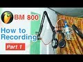 Bm 800 setup  behringer um2 audio interface setup in hindi  fl studio 20 bm800 recording test