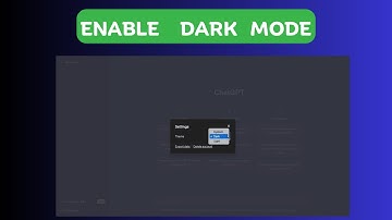 How to Enable Dark mode in ChatGPT