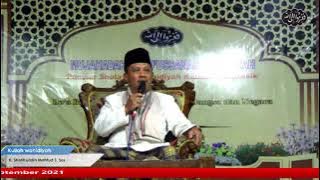 Kuliah Wahidiyah || K.Sholihuddin Mahfud, S.Sos||Psw Kab.Gresik