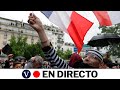 DIRECTO: Manifestantes marchan en París contra los certificados de la Covid-19