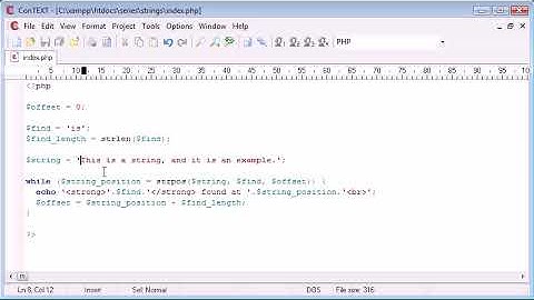 Beginner PHP String Functions  String Position Part 2 java training in jaipur|java training