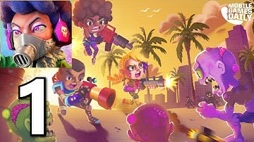 Zombie Paradise - Mad Brains Gameplay Walkthrough Part 1 (iOS Android)