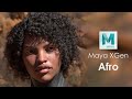 Maya XGen African Hair Tutorial