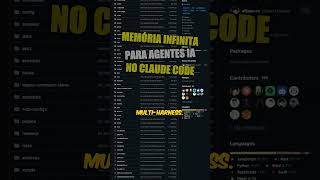 Chega de agentes sem memória. Ecc funciona em Claude Code e Cursor #AI #Shorts