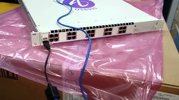 Alcatel OS6900-T20 unboxing