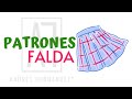 PATRONES DE FALDA  - Fácil 😍👖🩳👚👙👗