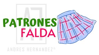 PATRONES DE FALDA  - Fácil 😍👖🩳👚👙👗