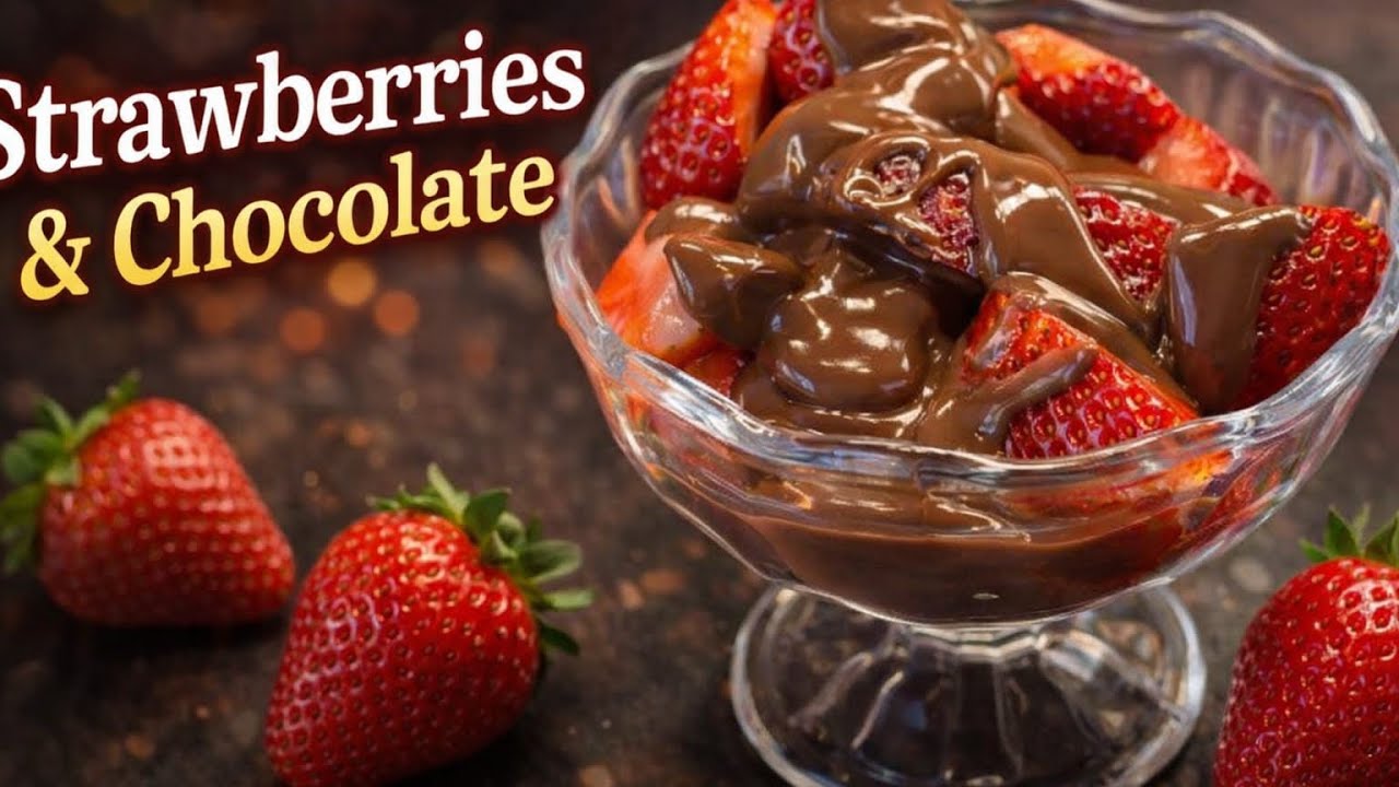 Strawberry chocolate recipe..😋😋ll 139 ll