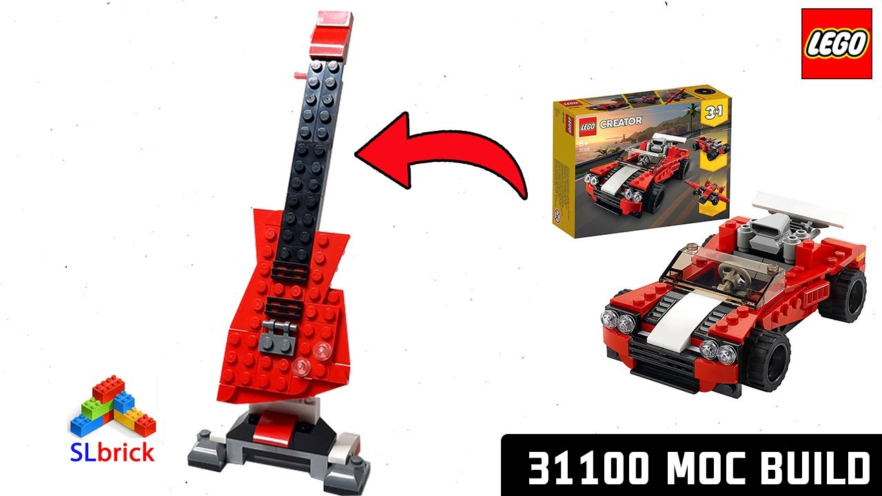 Lego 31100 Electric Guitar | Kemubrix MOC Build | slbrick