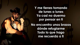 Grupo Frontera, Manuel Turizo - De Lunes a Lunes (Letra/Lyrics)