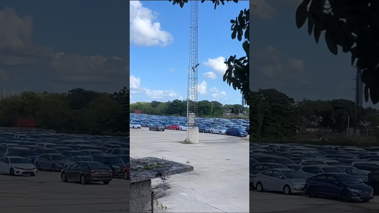 Cubano muestra los autos importados desde EEUU en Cuba.