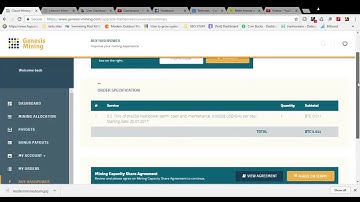 Genesis Mining Tutorial