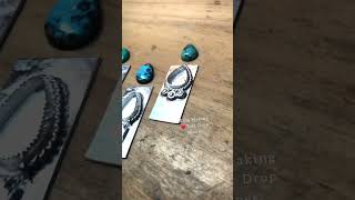 Designing with Turquoise Tear Drop shapes #makingjewelry #jewelrytutorials