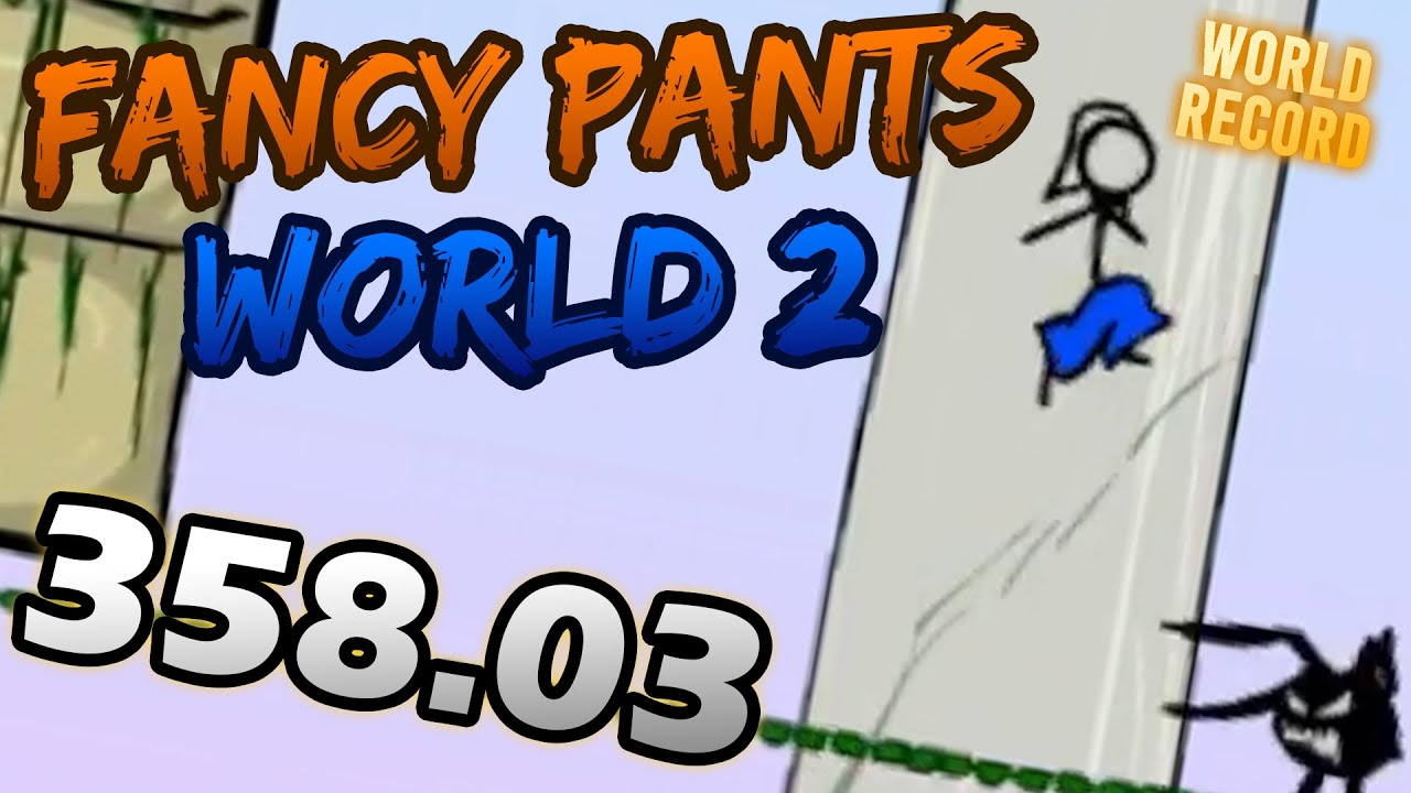 (WR) The Fancy Pants Adventures World 2 ANY WORLD RECORD SPEEDRUN