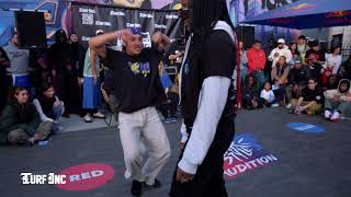 Roman vs Telice Top16 Red Bull Dance Your Style Oakland Audition by TURFinc #redbull #turfinc