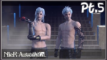 NieR Automata Walkthrough Part 5 - Boss Adam and Eve