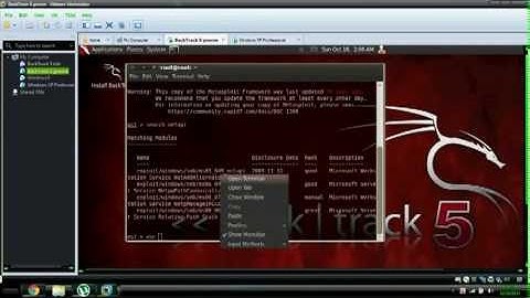 Hacking Windows Xp Service Pack 3 by Metasploit.flv
