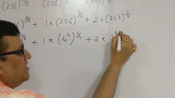 Indices sum class IX ICSE