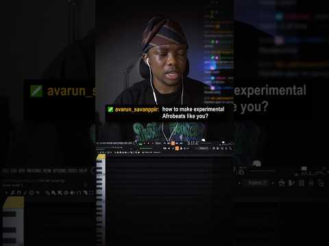 How to make experimental Afrobeats like rvmen..#afrobeats #alte #flstudio