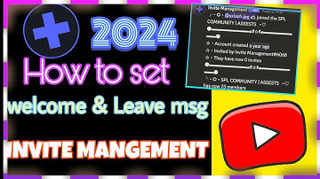 How to set welcome and leave messages on invite management?2024 Full Guide 💯
