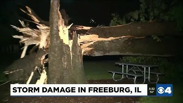 Thousands without power as strong storms down trees, powerlines