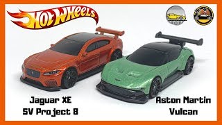 Hot Wheels Aston Martin Vulcan & Jaguar XE SV Project 8!!!