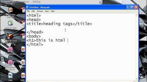 how to create html heading tags part2
