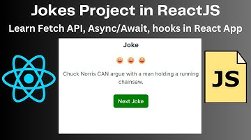 Build Jokes App in React | ReactJS Tutorial with Fetch API, async/await, and hooks