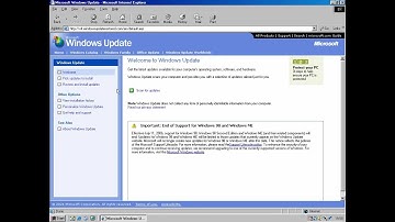 Windows Update v4 from windowsupdaterestored.com on Windows 98 (Saturday, July 27th, 2024)