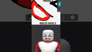 I drew a face ♥️ blox world #roblox #روبلوكس #rblx #edit