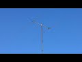 yagi 2 element 27mhz- direct feed point boom 1.80m