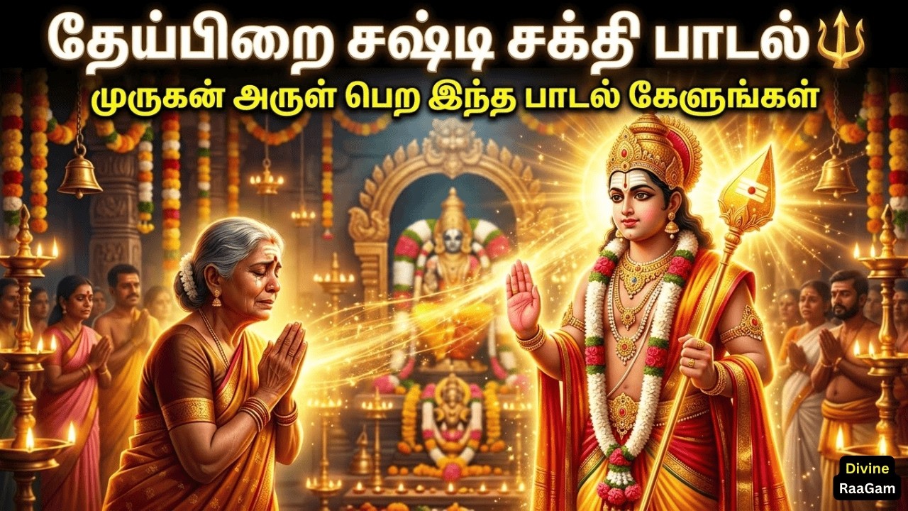 தேய்பிறை சஷ்டி விரதம் 🔱 Murugan Powerful Song | முருகன் அருள் பெற இந்த சக்தி பாடல் | Divine Raagam