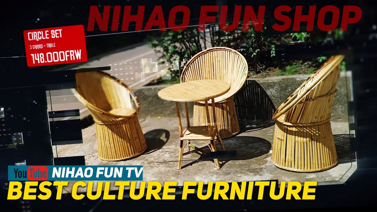 THE BEST CULTURAL FURNITURE IN RWANDA MADE IN BAMBOO YouTube